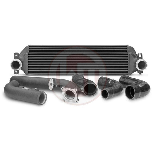 Wagner Tuning Competition FMIC Intercooler & Charge/Boost Pipe Kit for Toyota GR Yaris 1.6 Turbo (G16E-GTS) - Plug & Play Front Mount Charge Air Cooler Upgrade - Direct Fit Yaris GR 2020+ Track/Stage 1-2 | Silicone Hoses & Alloy Hard Pipes