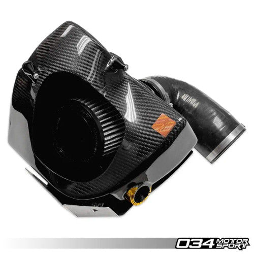 034Motorsport X34 Carbon Fibre/Fiber Cold Air Intake System & Induction Kit for BMW B58 3.0L 3.0T – F2X/F3X M140i M240i 340i 440i (F20 F21 F22 F23 F30 F31 F32 F33 F36) Performance Airbox Upgrade