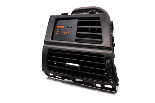 P3 Vent-Mounted Digital Gauge for BMW X5 E70 & X6 E71 - OBD2 Boost/Vacuum + Live Data Display, Code Reader & 0-60 Timer | OEM-Style Vent Pod Performance Monitor, Plug-and-Play, Includes 80psi MAP/Boost Sensor (N54 Compatible)