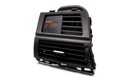 P3 Vent-Mounted Digital Gauge for BMW X5 E70 & X6 E71 - OBD2 Boost/Vacuum + Live Data Display, Code Reader & 0-60 Timer | OEM-Style Vent Pod Performance Monitor, Plug-and-Play, Includes 80psi MAP/Boost Sensor (N54 Compatible)