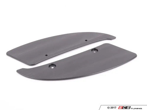 Turner Motorsport Extended Front Lip & Bumper Skid Plates - BMW E9X M3 (E90/E92/E93, S65 V8) Splitter Saver Scrape Guards, Underlip/