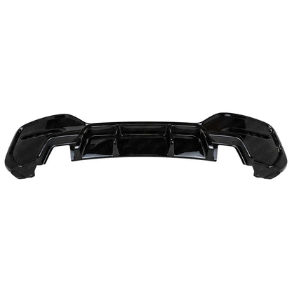 BMW M135I & M140I F20 F21 LCI EVO-1 GLOSS BLACK REAR DIFFUSER BY ZAERO (2015-2019)