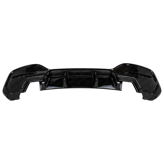 BMW M135I & M140I F20 F21 LCI EVO-1 GLOSS BLACK REAR DIFFUSER BY ZAERO (2015-2019)