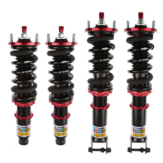 MeisterR ZetaCRD Coilovers for Ford Fiesta ST150 Mk6 (2002-2008) - Adjustable Suspension Kit, Height Adjustable Coilover Shocks/Struts with Camber Top Mounts - Lowering Suspension for ST 2.0 Duratec Fast Road/Track
